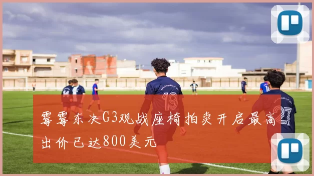 霉霉东决G3观战座椅拍卖开启最高出价已达800美元
